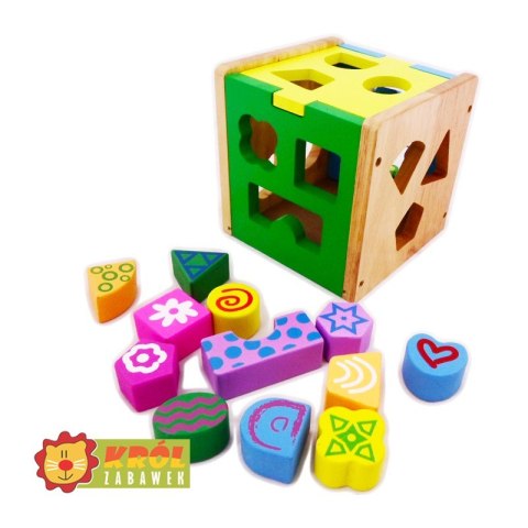 Drewniana Kostka edukacyjna sorter