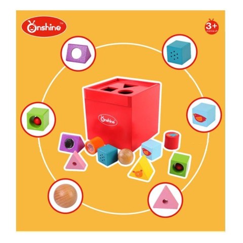 Drewniana kostka edukacyjna sorter ONSHINE