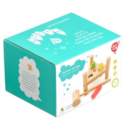 Drewniany wbijak przebijak trójkątny Lucy & Leo LL158