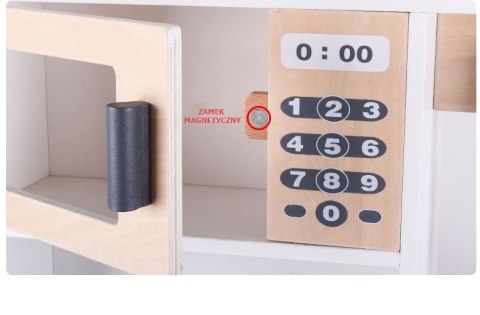 Duża Drewniana kuchnia z akcesoriami