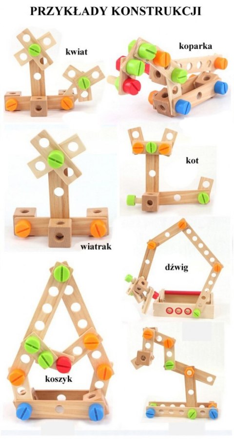 Duży drewniany warsztat