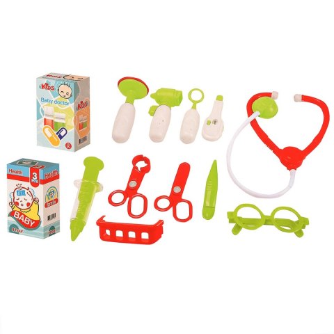 Duży zestaw MAŁY DOKTOR na kółkach wózek walizka