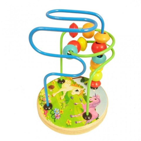 Mały labirynt edukacyjny jednorożec