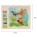 Puzzle warstwowe motyl Onshine