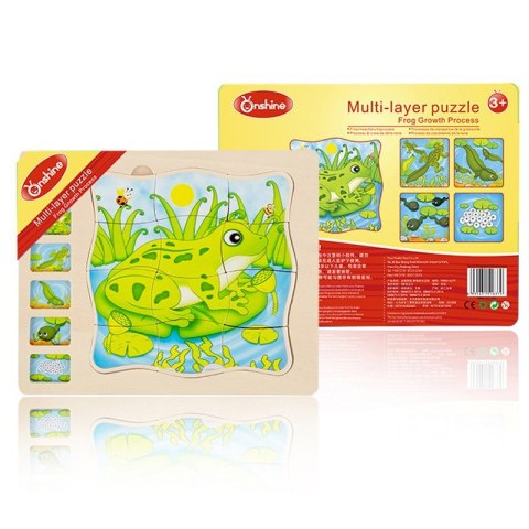 Puzzle warstwowe żaba Onshine