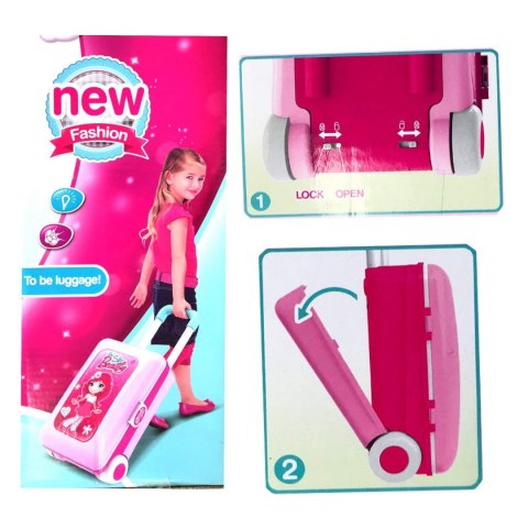 Toaletka z kosmetykami i przyborami z dźwiękiem i światłami