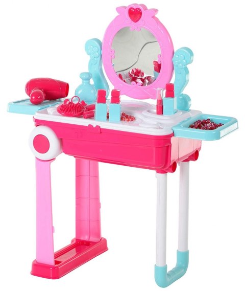 Toaletka z kosmetykami i przyborami z dźwiękiem i światłami