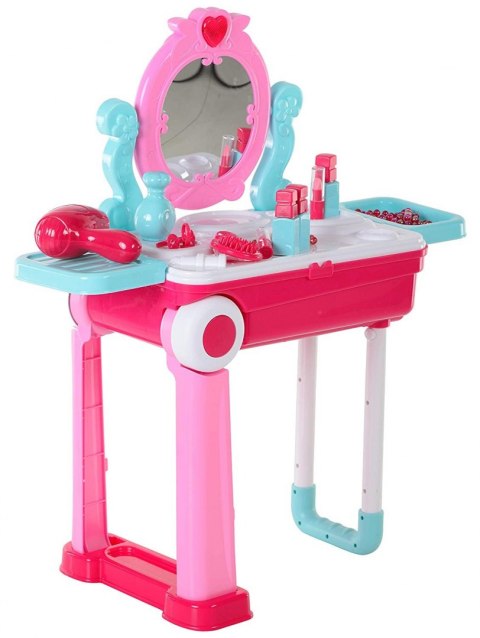 Toaletka z kosmetykami i przyborami z dźwiękiem i światłami