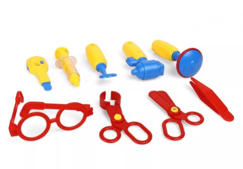 Zestaw MAŁY DOKTOR lekarz na kółkach walizka ambulans