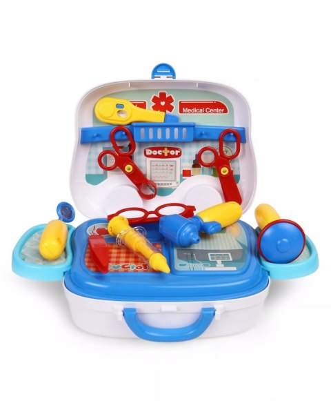 Zestaw MAŁY DOKTOR lekarz na kółkach walizka ambulans