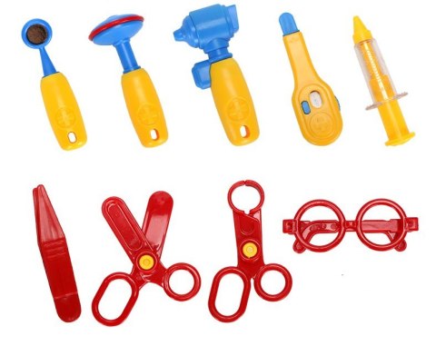 Zestaw MAŁY DOKTOR lekarz na kółkach walizka ambulans