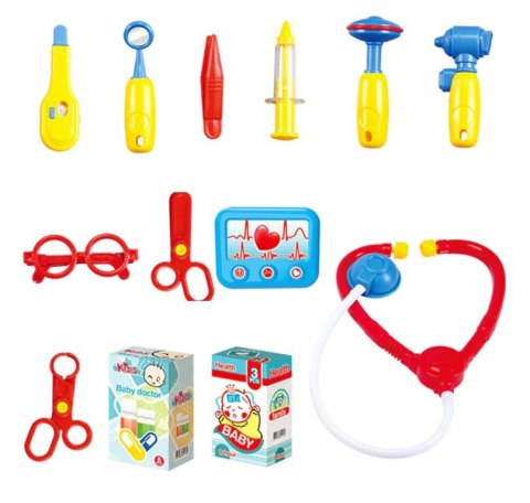 Zestaw MAŁY DOKTOR lekarz na kółkach wózek walizka