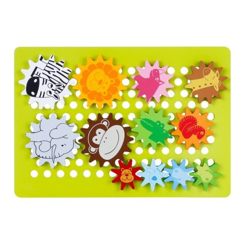 Drewniane zębatki dzikie zwierzęta ONSHINE