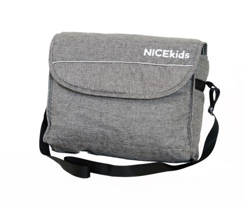 WÓZEK WIELOFUNKCYJNY DLA DZIECI 3W1 ALUMINIOWY NICEKIDS SZARO CZARNY 7,5 KG