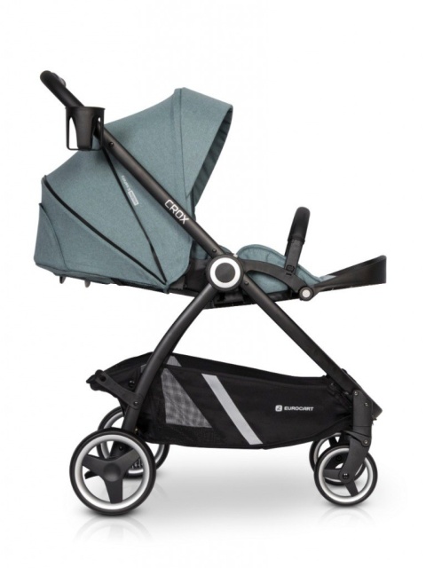 CROX Euro-Cart 2w1 wózek wielofunkcyjny do 22 kg z miękką gondolą - Mineral