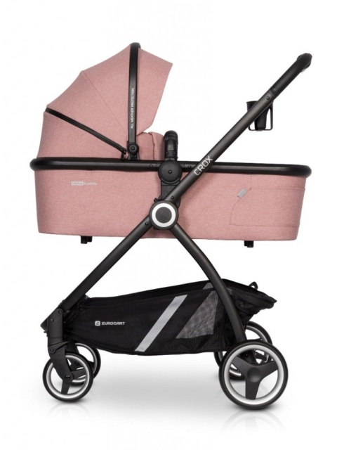 CROX Euro-Cart 2w1 wózek wielofunkcyjny z twardą gondolą do 22 kg - Rose