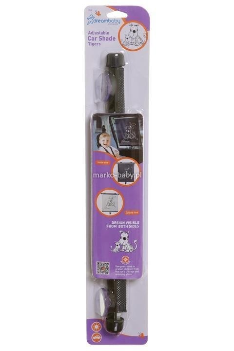 DREAMBABY Dwustronna samochodowa roleta przeciwsłoneczna 41x50
