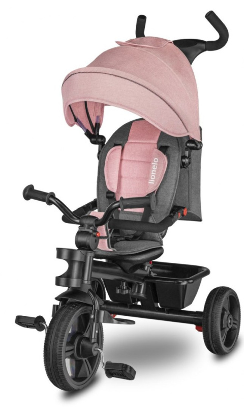 HAARI Lionelo Rowerek trójkołowy od 18 m-cy do 5 lat - BUUBLEGUM