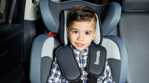 LEVI ONE Lionelo Fotelik samochodowy 9-36 kg - SPORTY BLACK