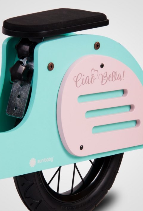 Rowerek biegowy drewniany skuter Ciao Bella