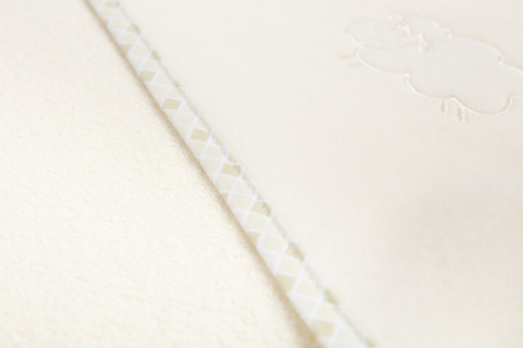 Miękkie okrycie kąpielowe Owieczka Frotte Sensillo - Beżowy