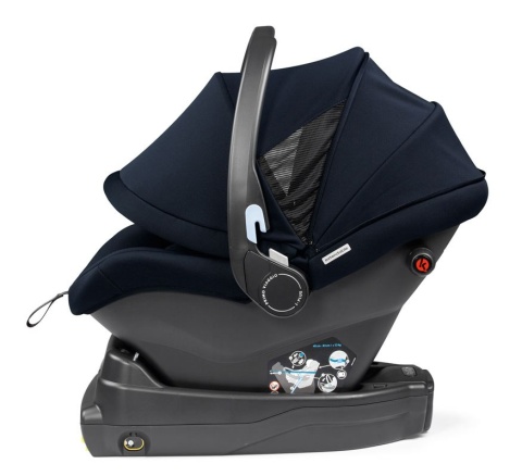 Primo Viaggio I-size Peg Perego fotelik samochodowy do 83cm około 15 mies. z bazą isofix - Navy