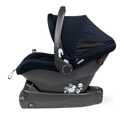 Primo Viaggio I-size Peg Perego fotelik samochodowy do 83cm około 15 mies. z bazą isofix - Navy