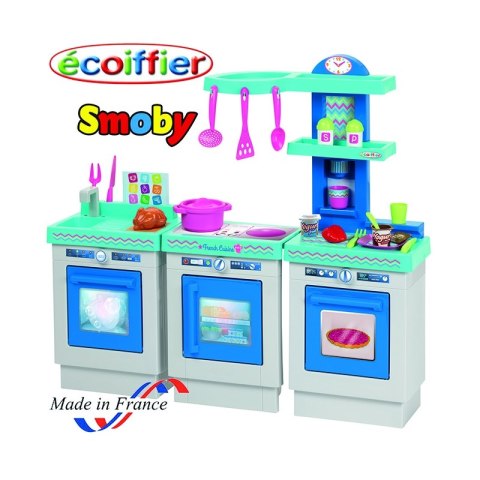 Ecoiffier DUŻA KUCHNIA Modułowa 25 akcesoria