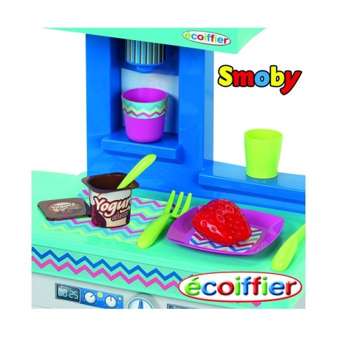 Ecoiffier DUŻA KUCHNIA Modułowa 25 akcesoria