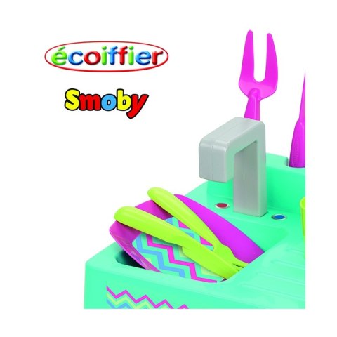 Ecoiffier DUŻA KUCHNIA Modułowa 25 akcesoria