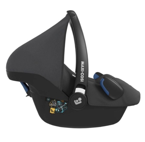 ROCK Maxi-Cosi I-Size do 75cm 0-13kg fotelik samochodowy - Essential Black