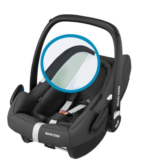 ROCK Maxi-Cosi I-Size do 75cm 0-13kg fotelik samochodowy - Essential Black