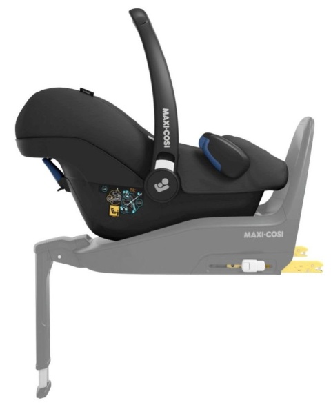 ROCK Maxi-Cosi I-Size do 75cm 0-13kg fotelik samochodowy - Essential Black