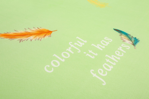 Sensillo WKŁAD - MATERAC DO ŁÓŻECZKA MIĘTOWY PIÓRKA 120 X 60