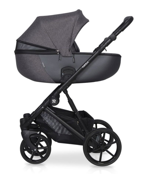 NESA RIKO 2w1 Wózek głęboko-spacerowy - ANTHRACITE