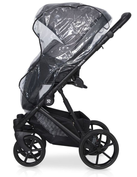 NESA RIKO 2w1 Wózek głęboko-spacerowy - ANTHRACITE