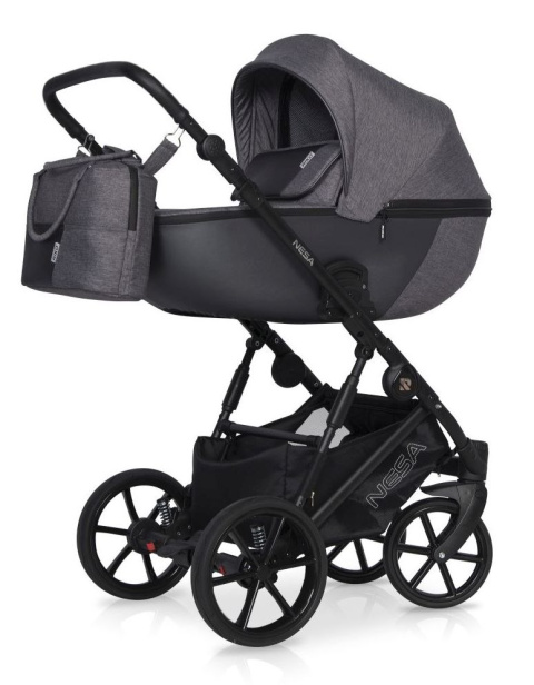 NESA RIKO 2w1 Wózek głęboko-spacerowy - ANTHRACITE