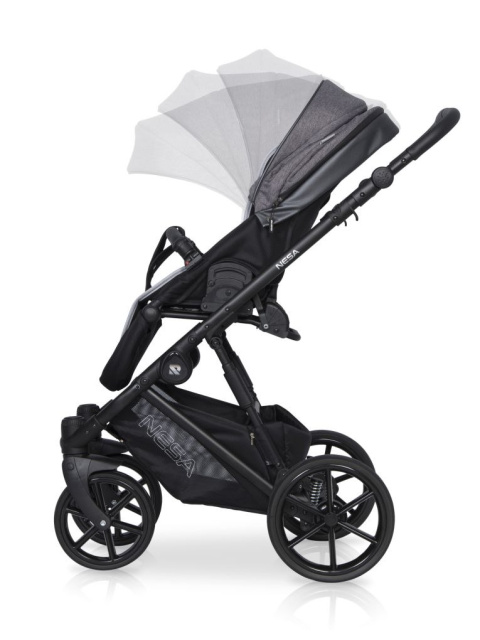 NESA RIKO 2w1 Wózek głęboko-spacerowy - PEARL PINK