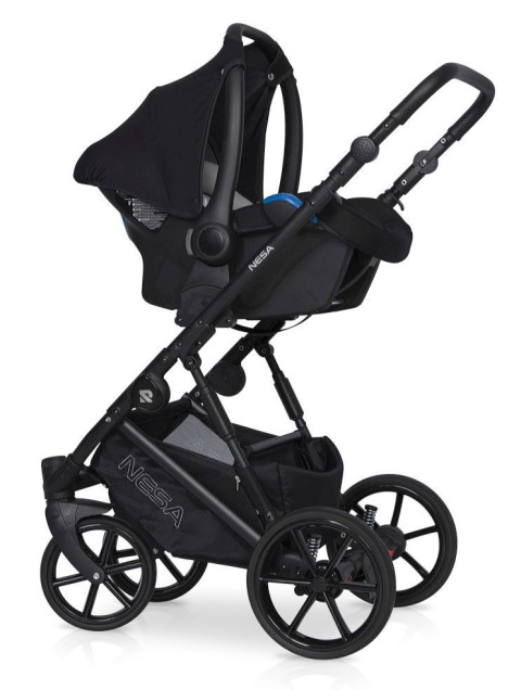 NESA RIKO 3w1 Wózek głęboko-spacerowy z fotelikiem KITE - PEARL PINK
