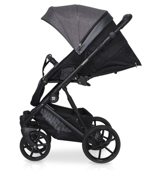 NESA RIKO 3w1 Wózek głęboko-spacerowy z fotelikiem KITE - PEARL PINK