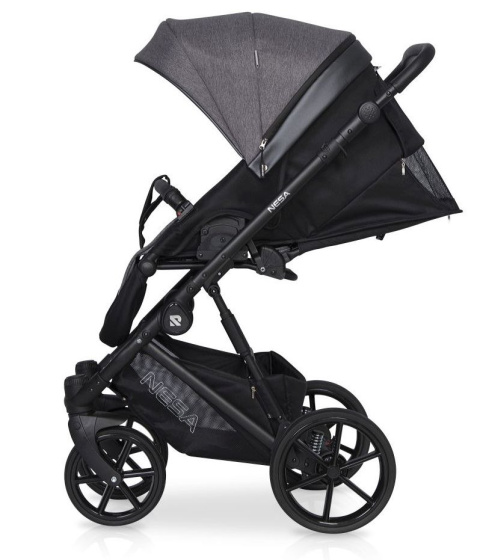 NESA RIKO 3w1 Wózek głęboko-spacerowy z fotelikiem KITE - PEARL PINK