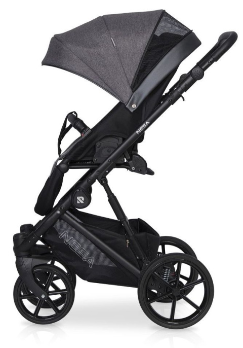 NESA RIKO 3w1 Wózek głęboko-spacerowy z fotelikiem KITE - PEARL PINK