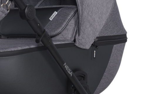 NESA RIKO 3w1 Wózek głęboko-spacerowy z fotelikiem KITE - PEARL PINK