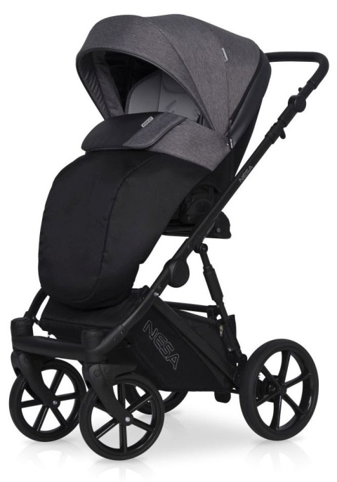 NESA RIKO 3w1 Wózek głęboko-spacerowy z fotelikiem KITE - ANTHRACITE