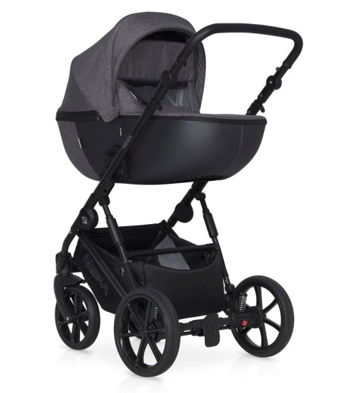 NESA RIKO 3w1 Wózek głęboko-spacerowy z fotelikiem KITE - ANTHRACITE