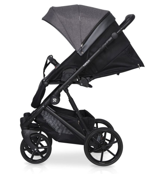 NESA RIKO 3w1 Wózek głęboko-spacerowy z fotelikiem KITE - ANTHRACITE