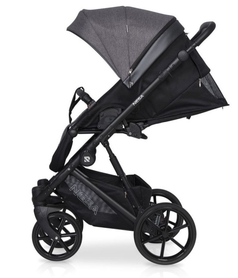 NESA RIKO 3w1 Wózek głęboko-spacerowy z fotelikiem KITE - ANTHRACITE