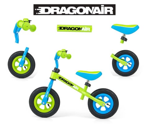 Rowerek Biegowy Dragon Air Green