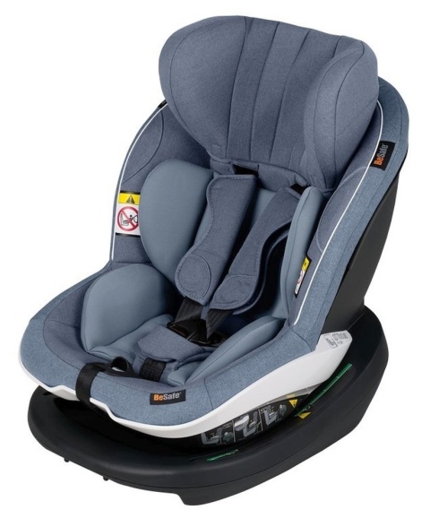 BeSafe iZi Modular RWF X1 i-Size fotelik samochodowy 0-18 kg - NIEBIESKI MELANGE