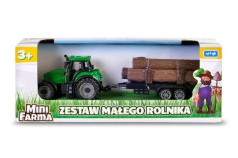 Traktor z przyczepą Mini Farma mix p12 143755 Cena za 1szt